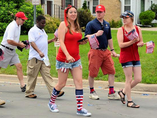 KC’s March in Red, White, Blue Celebration, Richfield, 7/4/19